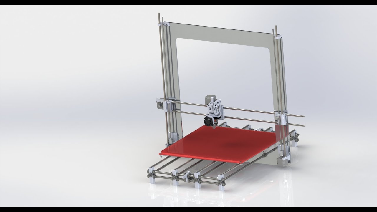 Prusa Titan Build - 4x Larger than a Reprap Prusa Mendel i3 - Time Lapse