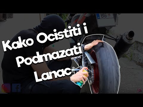 Video: Kada podmazati lanac motocikla?