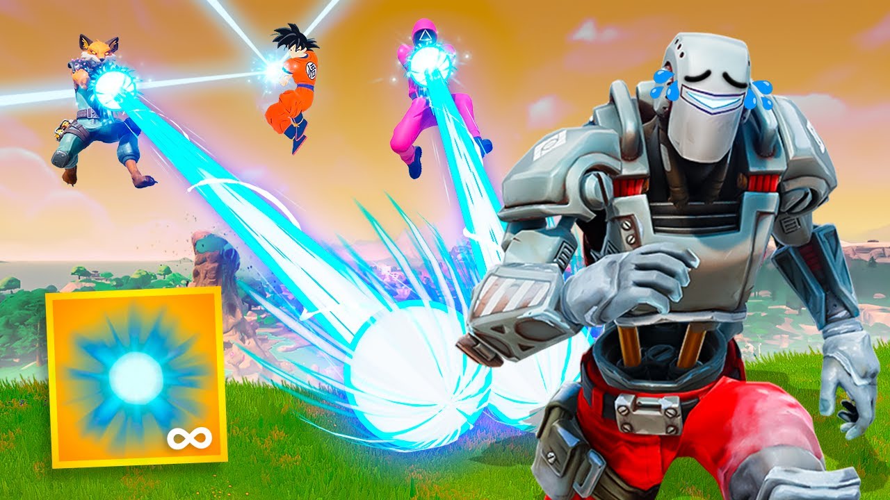 Han Metido un modo con Kamehamehas infinitos en Fortnite...