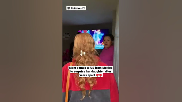 Mom comes to US from Mexico to surprise her daughter after years apart ❤️❤️