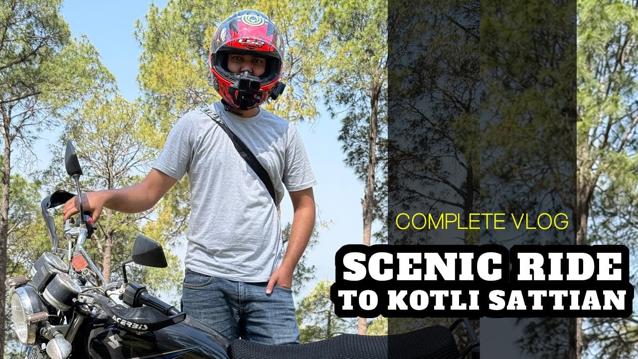 Scenic Ride to Kotli Sattian Fire Watch Tower 🚵‍♂️ | Nature + Vibes