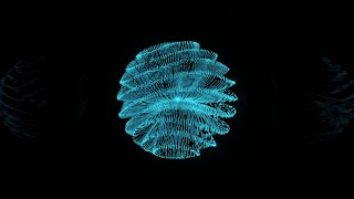 Having A Ball | Glowing Particle Flow | Concentration Visual | Motion Background | No Sound, 4K screenshot 5