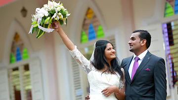 Grand Christian Wedding Highlights Dale - Ranju  by R media Fotos