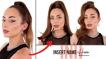 High & Full Ponytail Tutorial - Insert Name Here (INH) Ponytails Review *Lola & Jordynn*