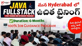 Free Full stack course training in Hyderabad 2026 || Free Training and Internship Program 2026 