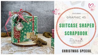 Suitcase Album in Box by Sabaa Hassan featuring @graphic45papers | Complete Tutorial