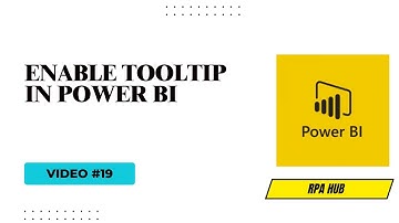 #19 Enable Tooltip in Power BI | PowerBI Tutorial