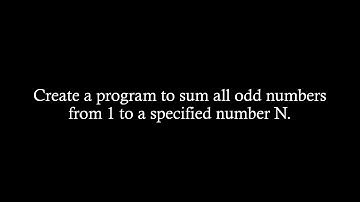 ASMR JAVA Coding:  Program to Sum Odd Numbers Till Any Given Number | No Talking