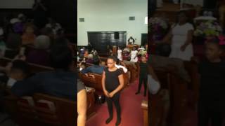 Kennedy's first Praise Dance Easter 2017
