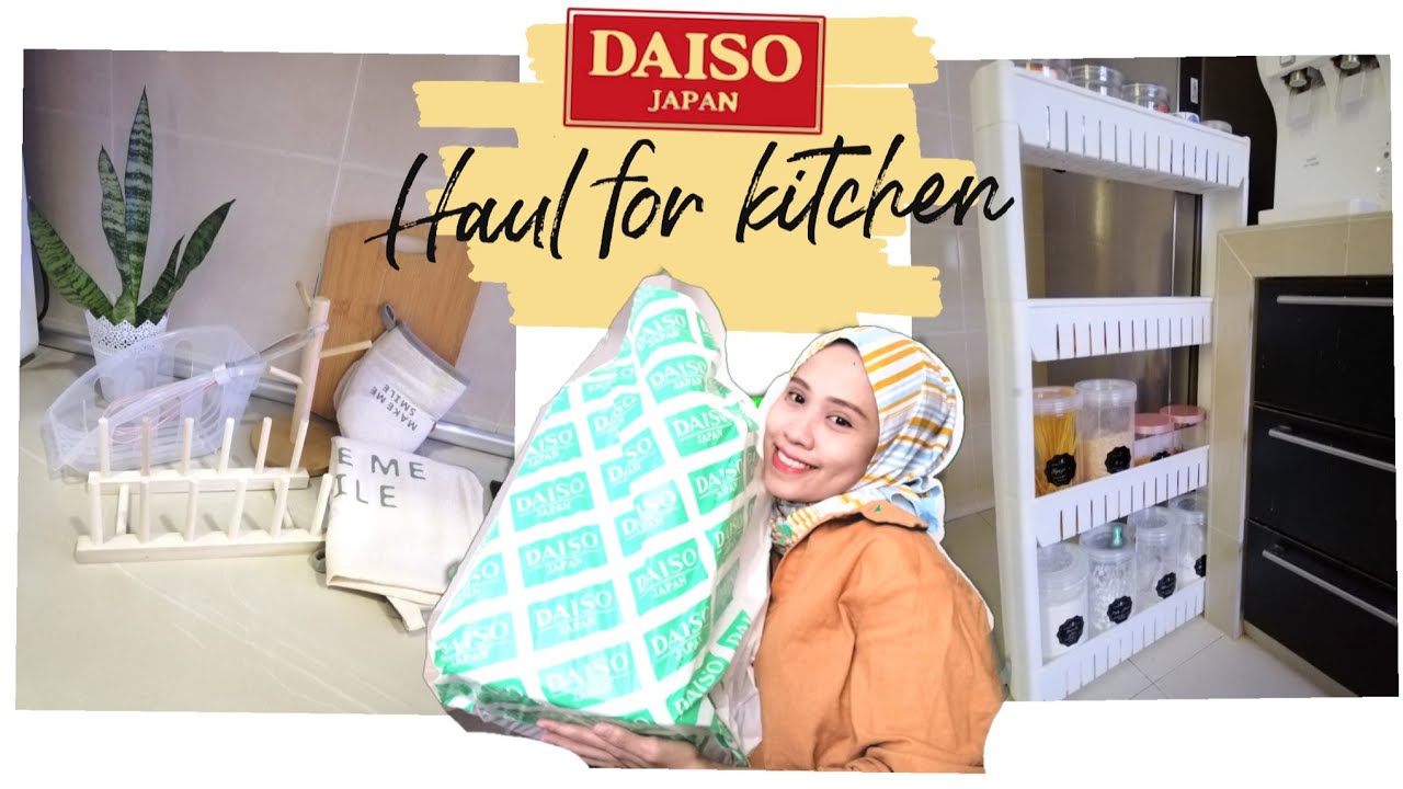 DAISO Haul Kitchen Organize Deko Dapur guna barang DAISO Haul Kitchen Organize Deko Dapur guna barang