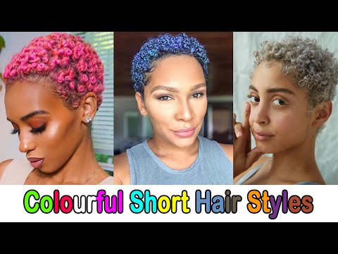 057 - Beautiful And Colourful Short Hair Styles For Women | Modern Braids Archive