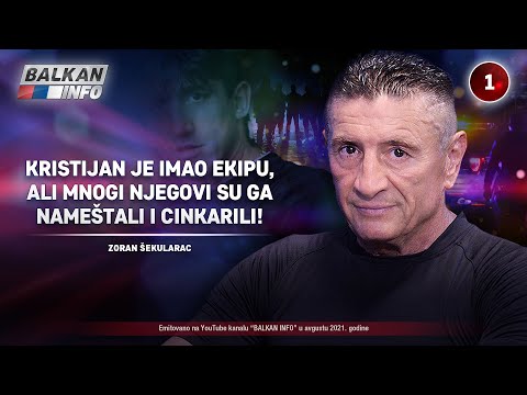 INTERVJU: Zoran Šekularac - Kristijan je imao ekipu, ali mnogi njegovi su ga nameštali! (9.8.2021)