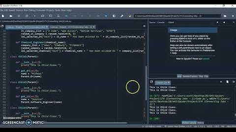 Darsh Garg / Project - 173 (Connecting Jobs) / WhiteHat Jr / Python Coding / Spyder