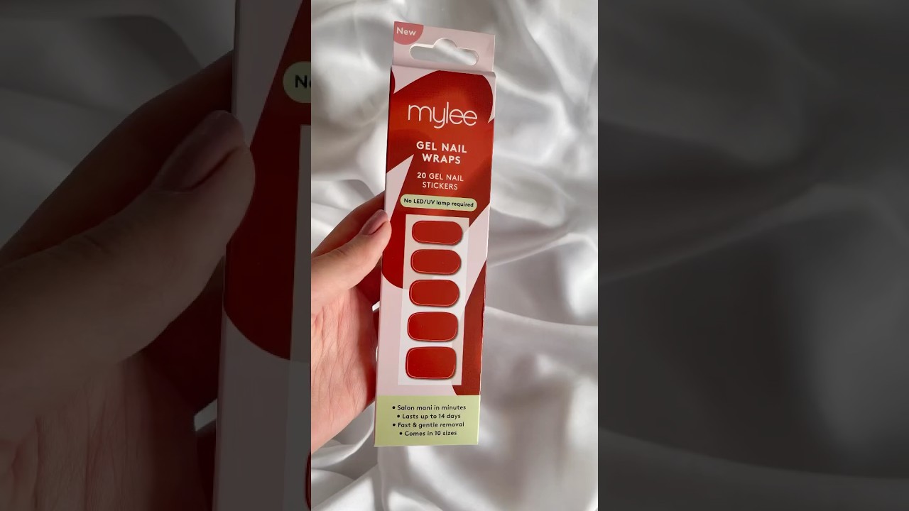 Mylee Gel Nail Wraps Review | How to apply Gel Nails
