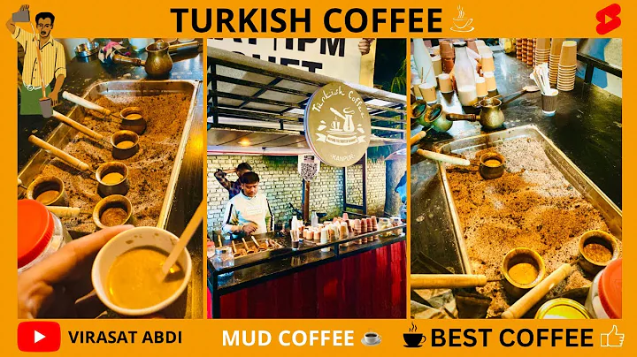 Turkish Coffee Made With Hot Sand 😱 | Mud Coffee | @VirasatAbdi #shorts #short
