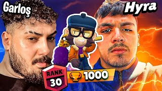 HYRA ile MİCO'yu 30 RANK YAPIYORUM!!  Brawl Stars