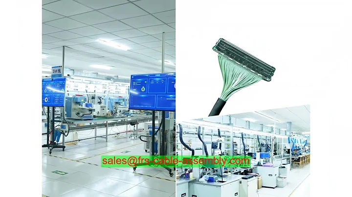 Female To USB Cables Ribbon Cable With Connector Ultra-Fine Coaxial Assembly