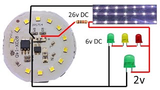 probador 2 todo tipo de LED individual o serie cualquier voltaje de 0 a 170 voltios DC.