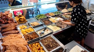 매일 30여가지 반찬 혼자 다 만드는 도시락뷔페 사장님?! 줄서서 먹는 4000원, 대만 도시락 가게~ / bento buffet - Taiwanese street food