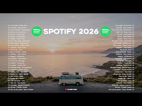 🟢Top Spotify English Songs 2026🐻|| Viral Tiktok Music 2026 ~ Best Healing Travel | Slow Acoustic