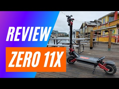 Zero 11X Electric Scooter Review  - Big Guy Electric Scooter Review - Filmed in 4K