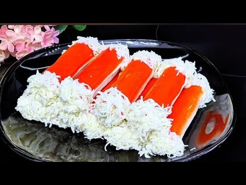 Да чего же Вкусно из 3 ингрединтов. ВОСТОРГ❗️ШИКАРНАЯ ЗАКУСКА на ПРАЗДНИЧНЫЙ СТОЛ‼️Понравится Всем.