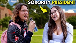 Asking Sorority Girls BASIC Sports Questions | FSU