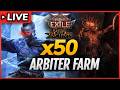 POE 2 0.5🔴x50 ARBITER FARM? - FULL SCREEN SPIN Martial Artist Build - Whirling Monk🔴Path of Exile 2