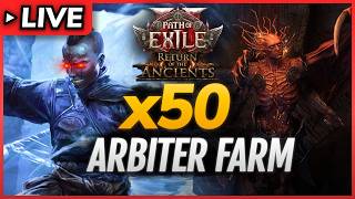 POE 2 0.5🔴x50 ARBITER FARM? - FULL SCREEN SPIN Martial Artist Build - Whirling Monk🔴Path of Exile 2