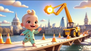 Bridge Builder – London Fix It Up! | Fun Construction Song for Kids | Nursery Rhymes & Learning