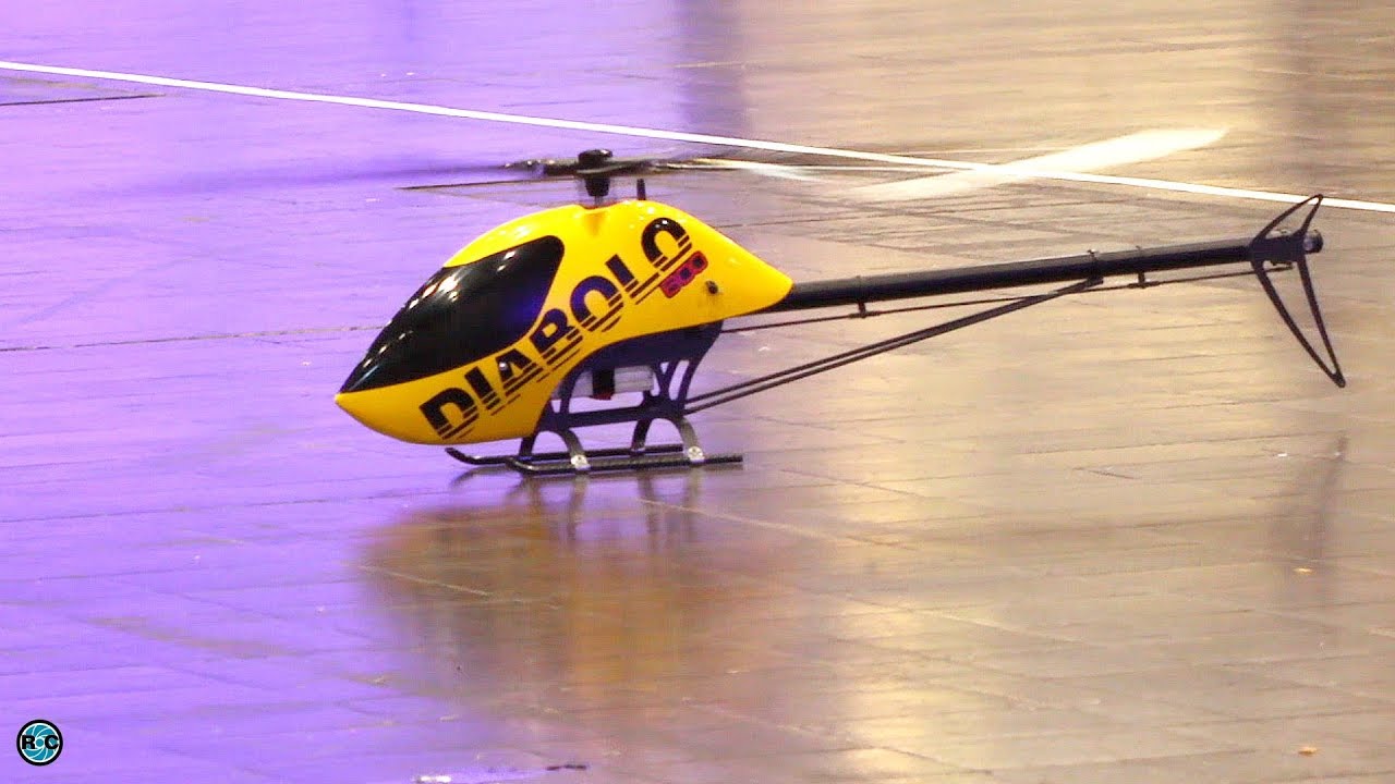 RC MODEL HELICOPTER 3D INDOOR FLIGHT DIABOLO 600 by Tom