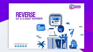 Reverse of a five digits number