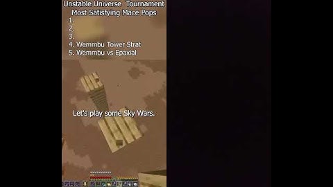 unstable smp most satisfying mace pops