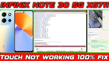 infinix note 30 x6711 touch not working | Infinix X6711 Touch Problem Fix | Infinix Note 30 5G Touch