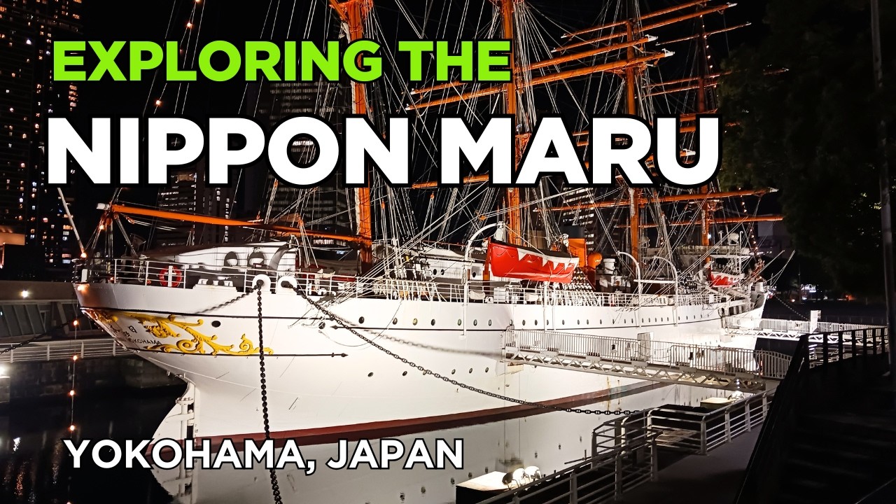 Exploring Japan's Nippon Maru Training Ship in Yokohama! - YouTube