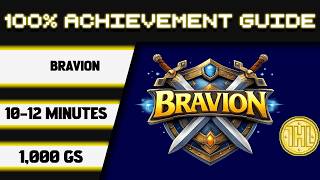 Bravion 100% Achievement Walkthrough * 1000GS in 10-12 Minutes *