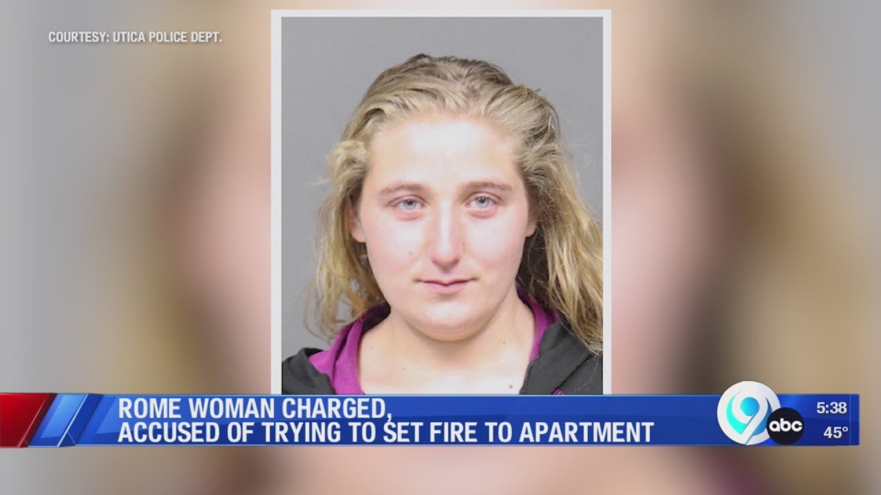 Rome woman charged, accused of trying to set fire to apartment - YouTube