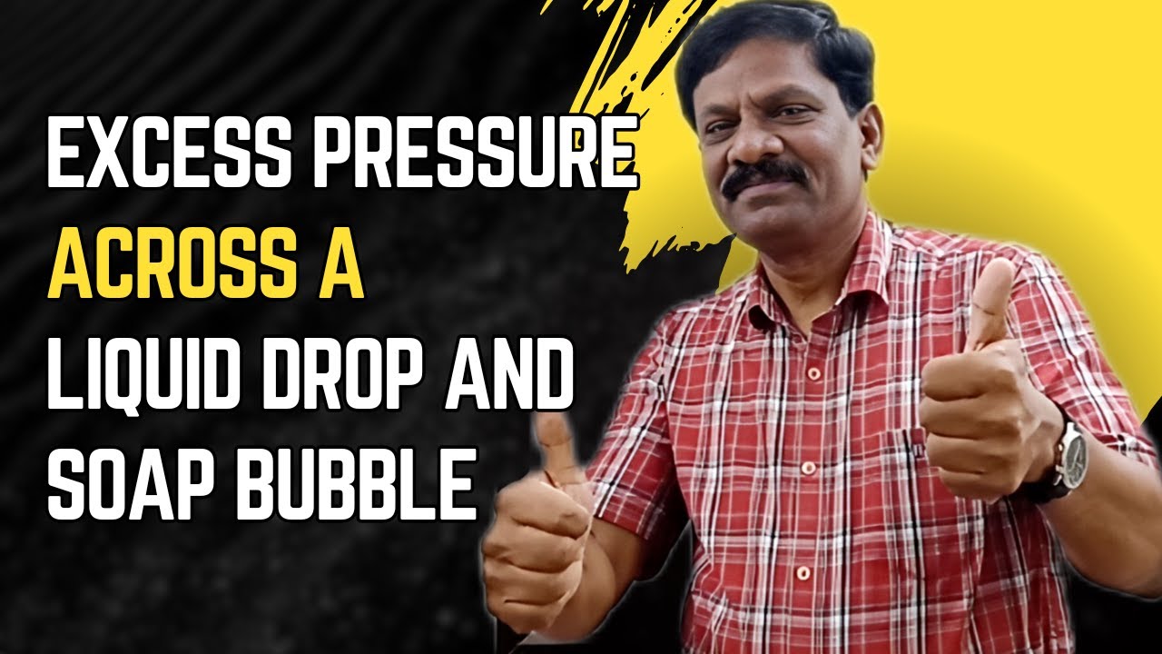 Excess Pressure Across a Liquid Drop & Soap Bubble | Explained Simply!