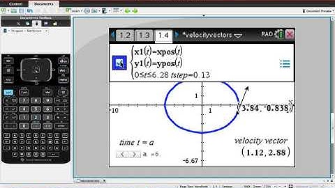 Exploring Parametric Equations on the TI-Nspire CX Graphing Calculator