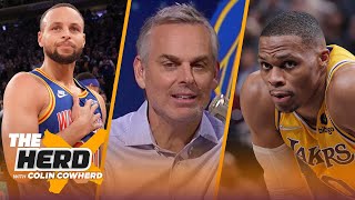 Steph Curry owns the 3-point shot, talks Russell Westbrook trade rumors — Colin | NBA | THE HERD