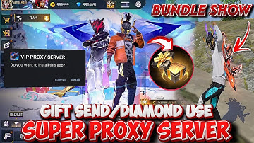 BUNDLE SHOW GIFTS + DIAMOND USE 🔥 | SUPER VIP ASTUTE BETA PROXY SERVER HOW TO DOWNLOAD