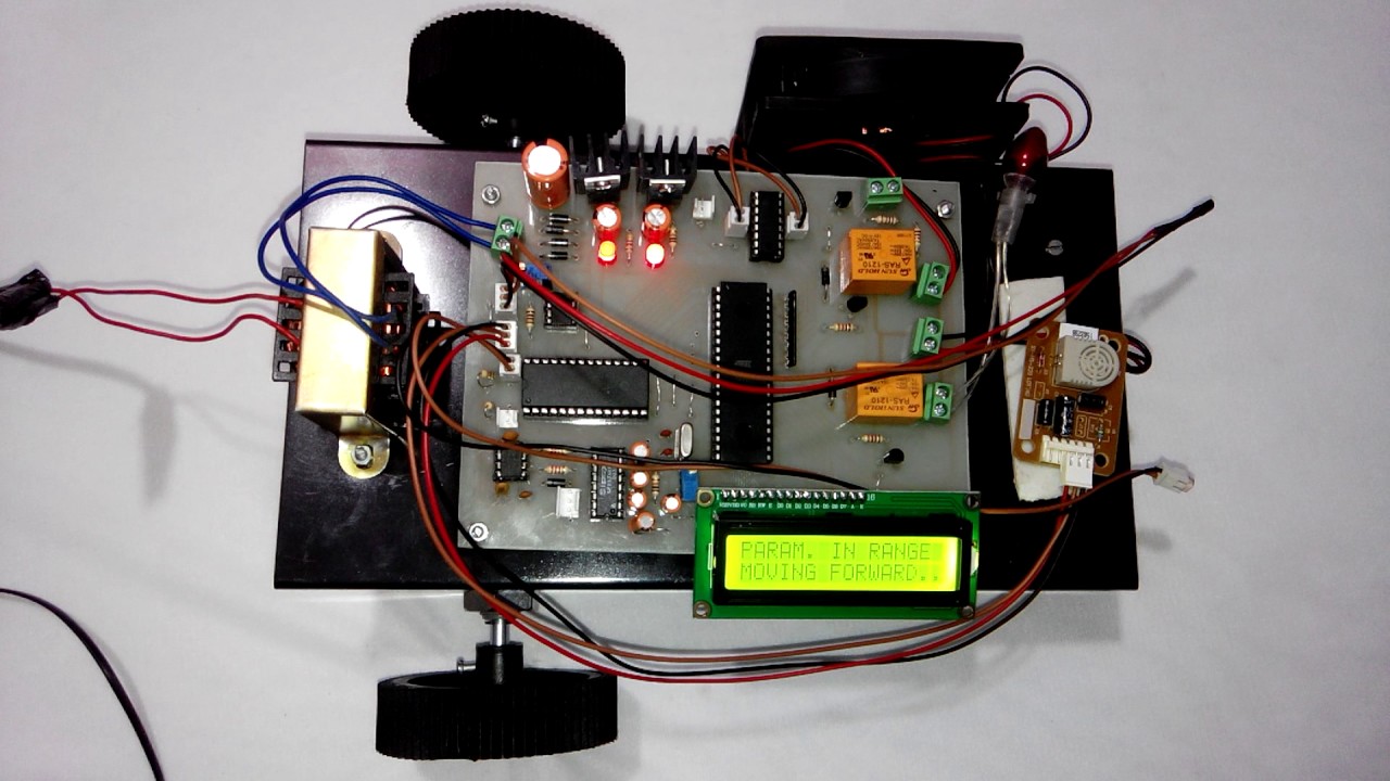 Greenhouse environment monitoring and controlling Robot - YouTube