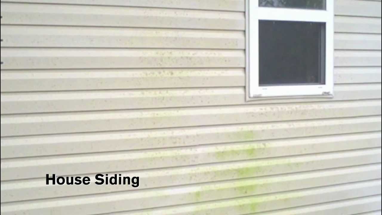 House Siding Time Lapse Concrobium Mold Stain Remover YouTube