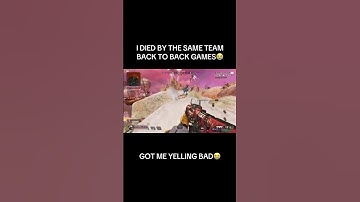 NOT BY THE SAME TEAM💀 #apexlegendsclips