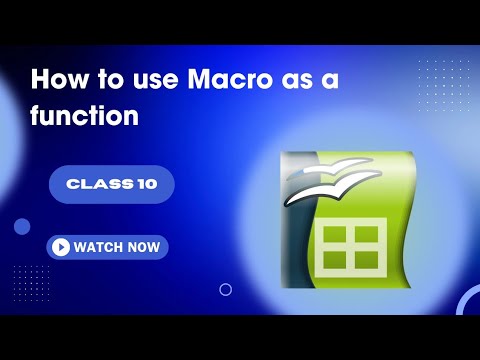 How to use macro as a function|how to create user defined function|user ...