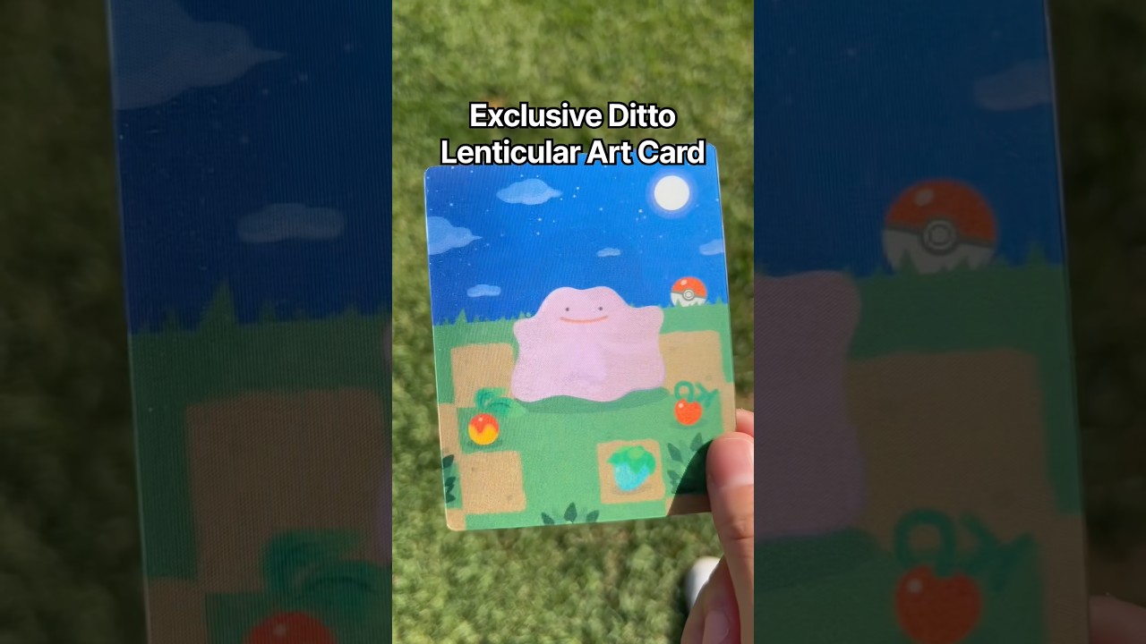 How to Get the Exclusive Ditto Lenticular Pokémon Art Card