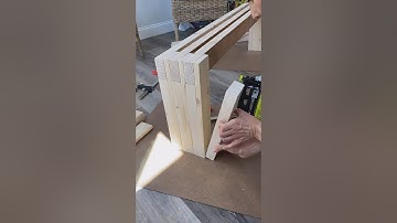 How to build an easy and affordable bench with 2x4s - Build plans in my Etsy store.