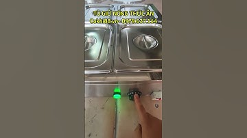 Tủ Giữ Nóng Thức Ăn 8 Khay Để Bàn_ cơ khí 88
