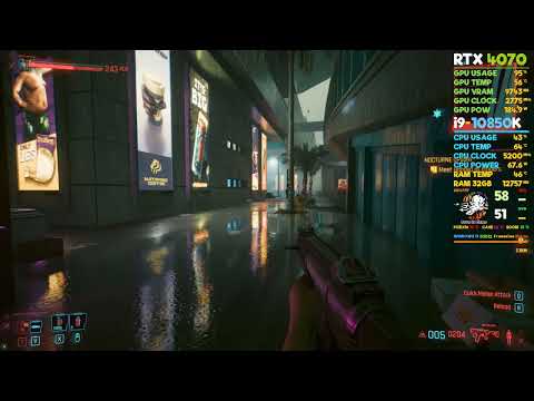 Cyberpunk 2077 v2.0 | DLSS Reconstruction (DLSS 3.5) RTX 4070 @1440p