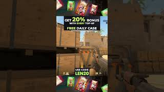 * 🔥 Get 20% bonus with EVERY top-up & FREE daily case, code: LEN20